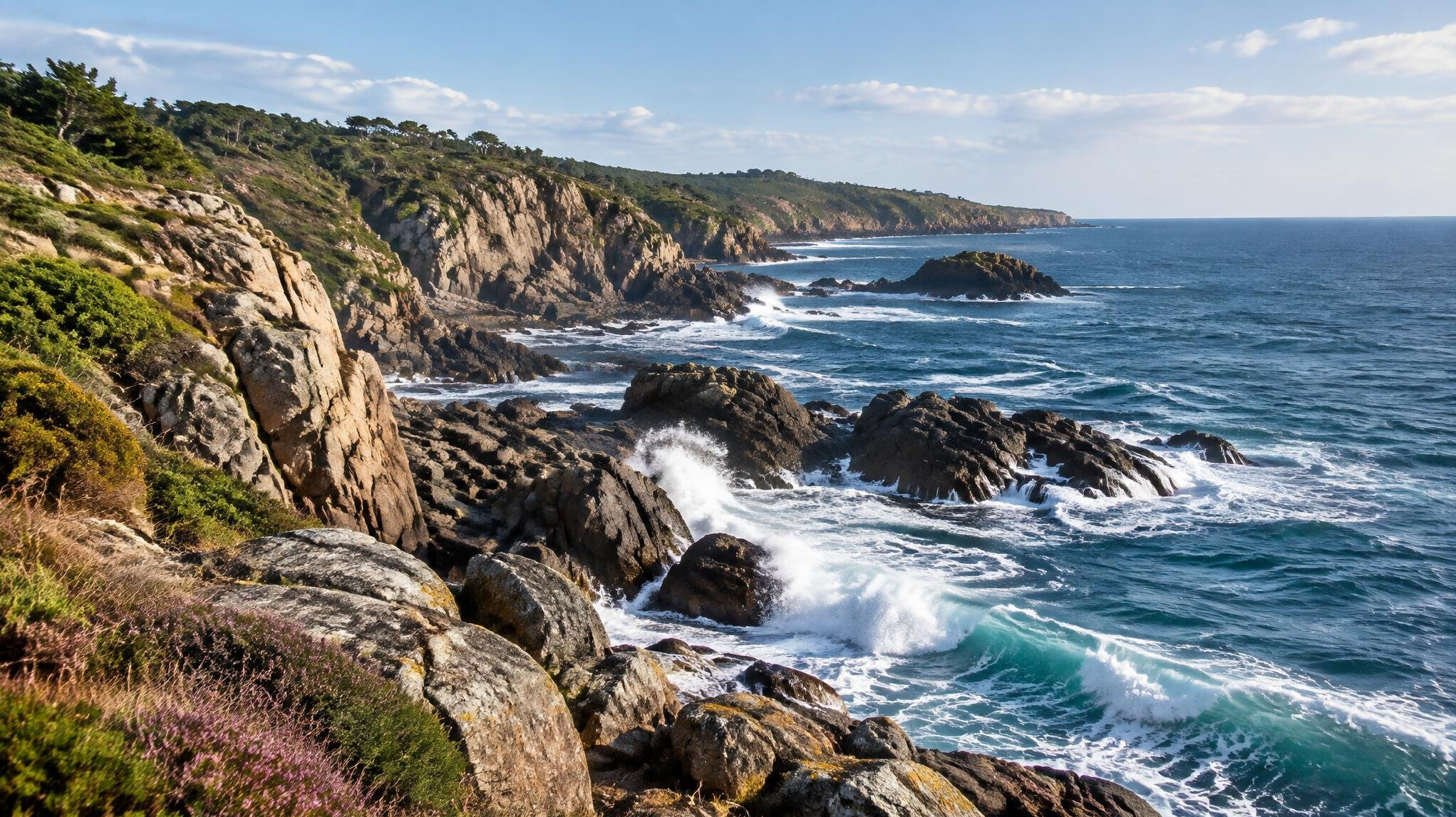 bornholm coastal cliffs